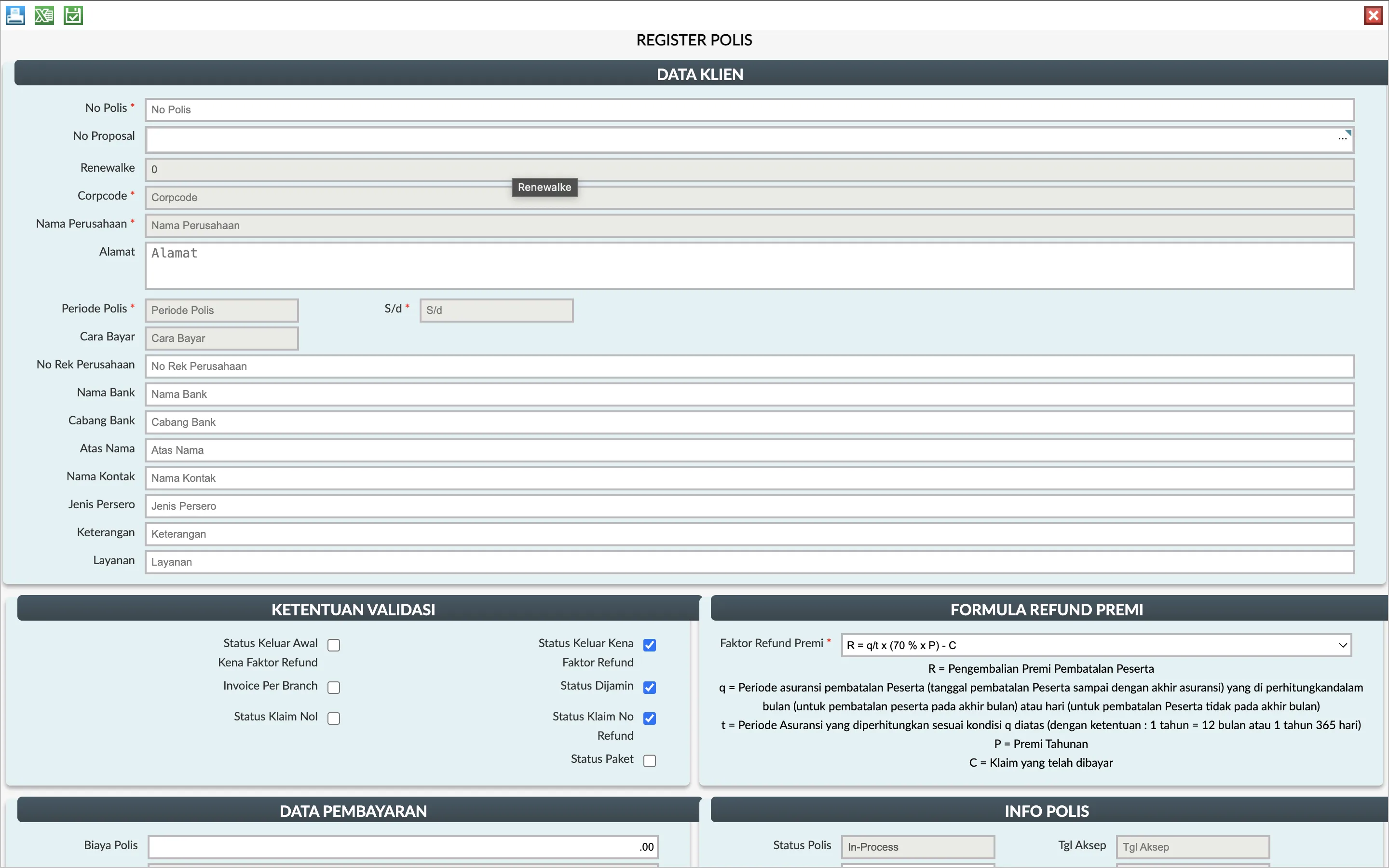 Insurance Management System screenshot 3